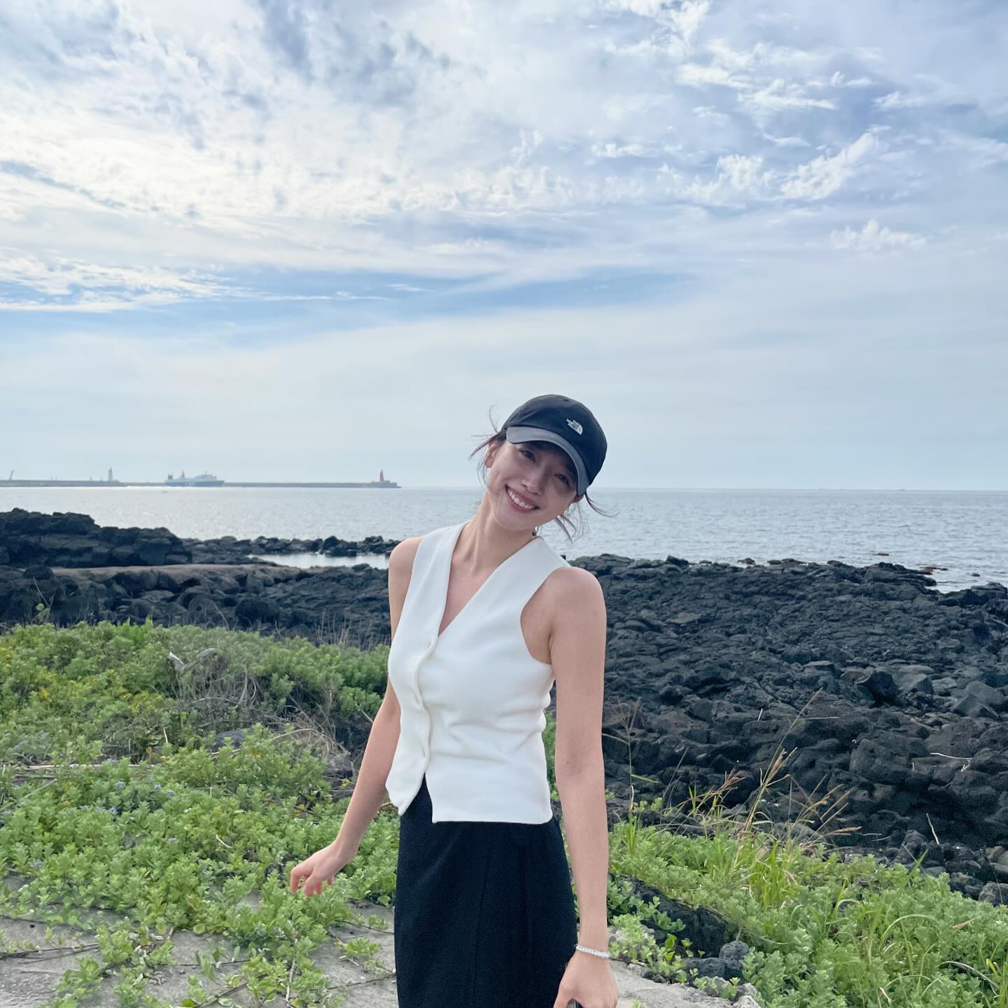 색다른 데님&니트 수트 베스트🖤 이미지3