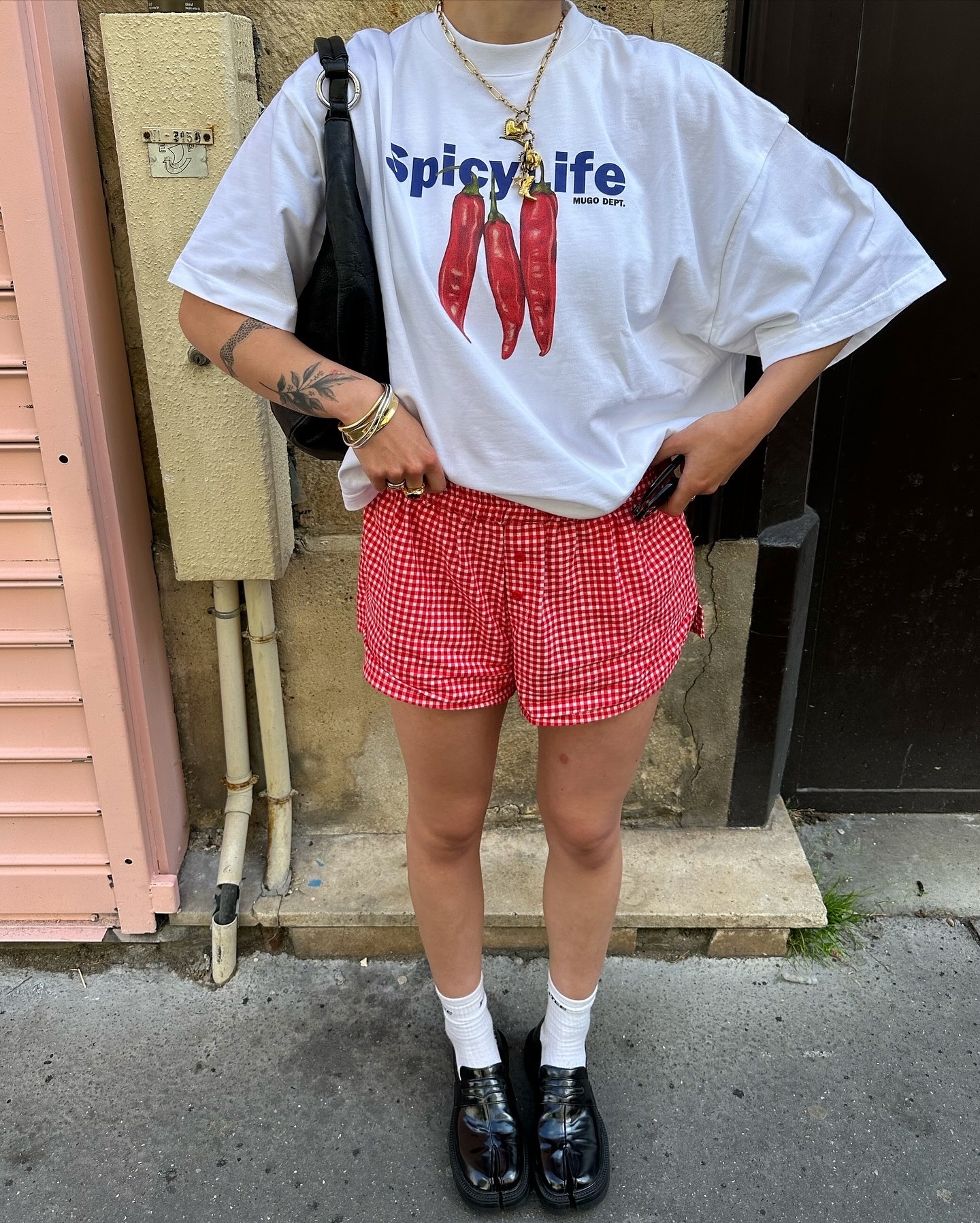 로퍼에 흰양말로 깔끔센스룩👞🧦 이미지7