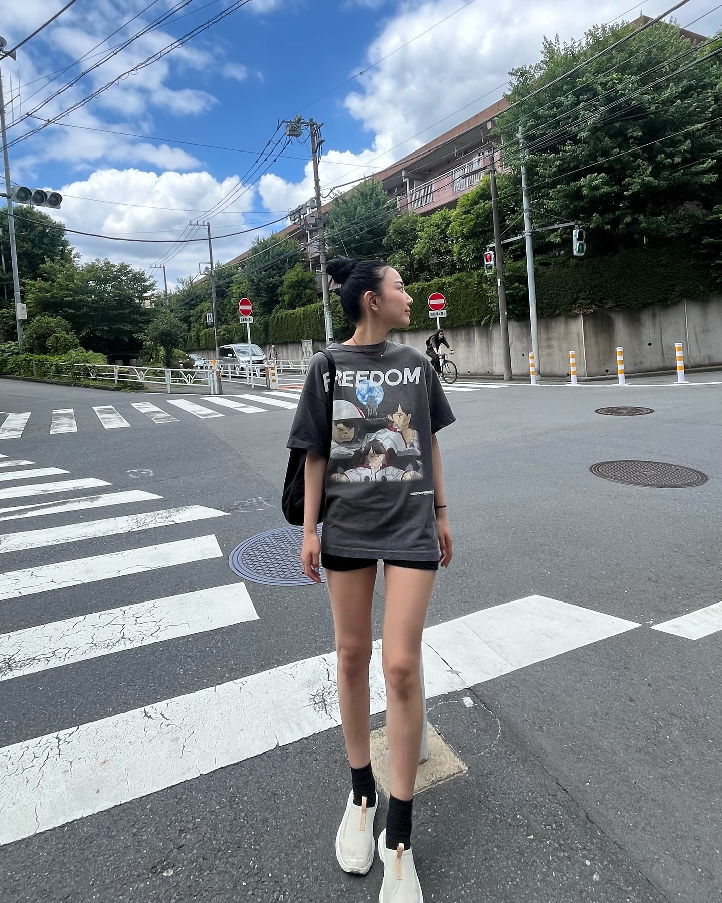 셀럽 여름 데일리🖤바이커 쇼츠 이미지10