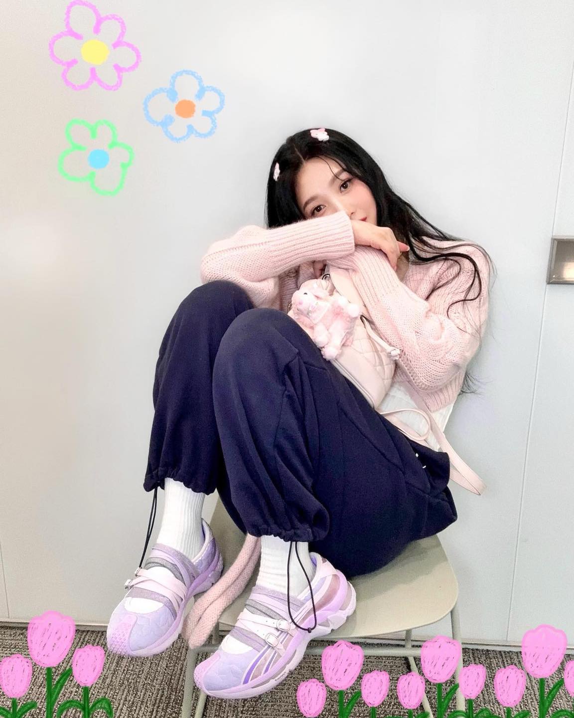 요즘 트렌드 메리제인 스니커즈에 양말🧦 이미지3