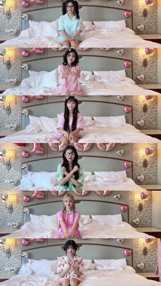 아이브처럼 귀엽게 우정릴스☁️💗
파자마 맞춰입고 꼭 껴안아주기🫂 우리도 @찍어볼까?✨ 이미지