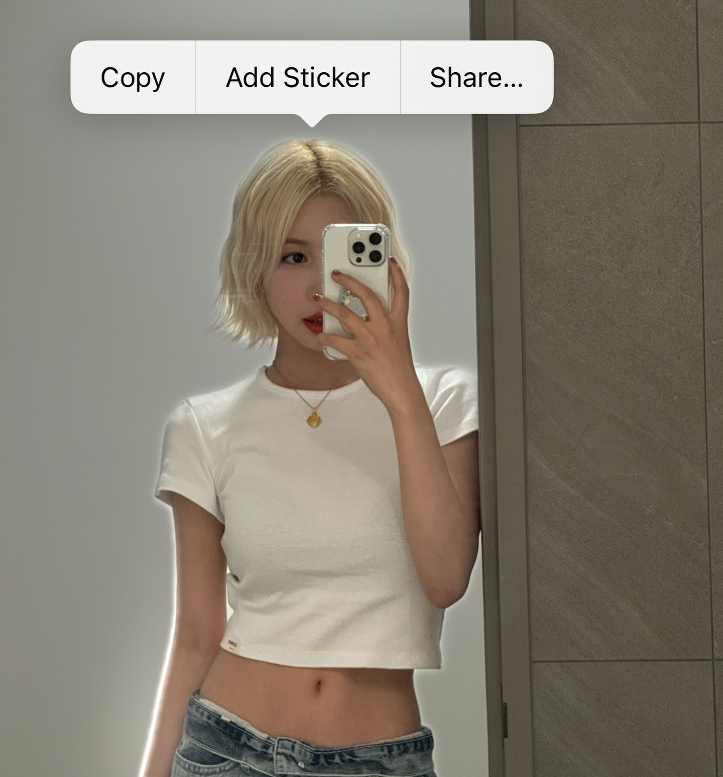 셀럽들의 셀꾸 따라하기🎀🤳🏻도전
이미지에서 인물을 꾹 눌러 복사하기 팝업과 함께 캡쳐하면 끝💥 이미지7