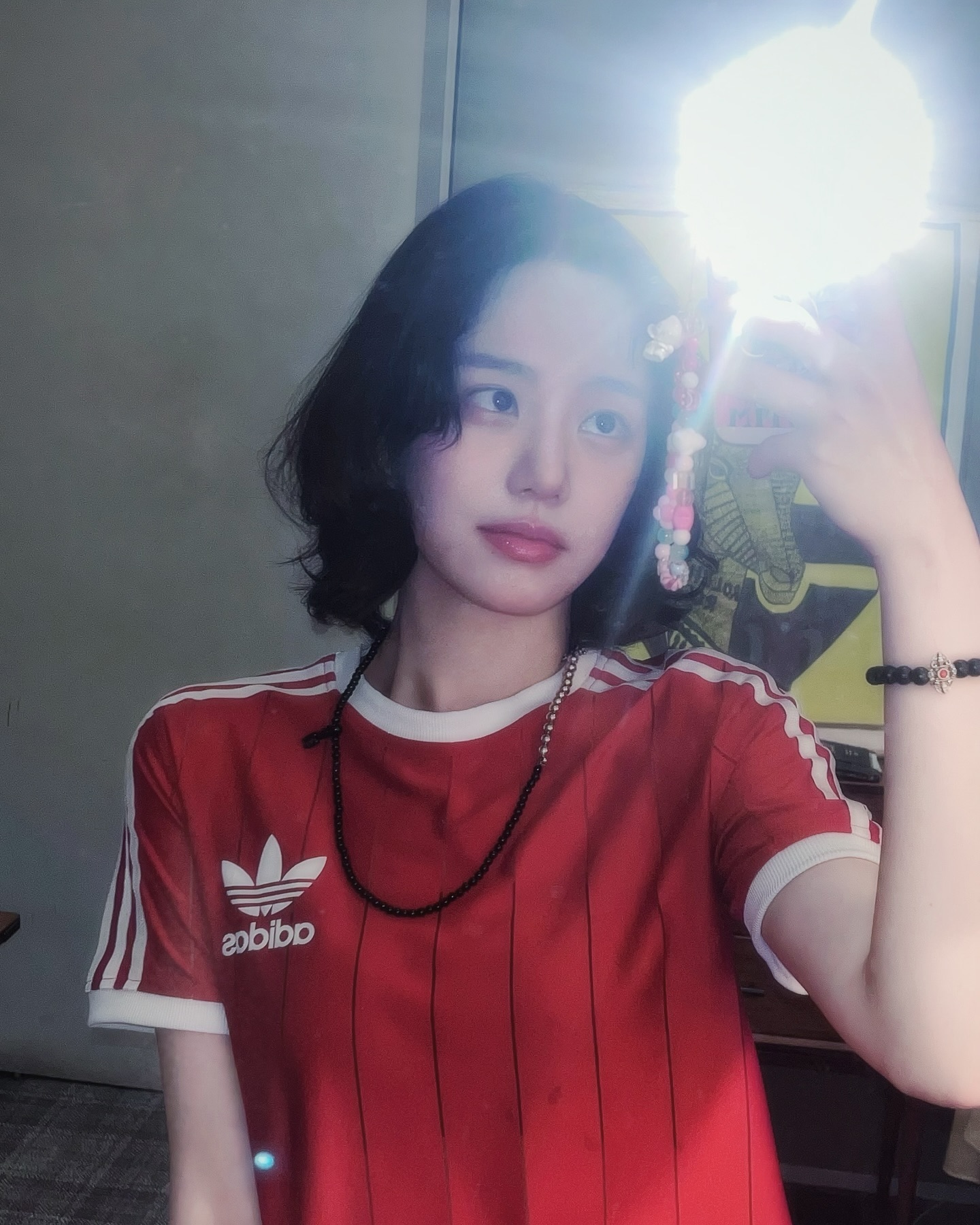 삼선 포인트🎹 아디다스 3S 반팔 이미지