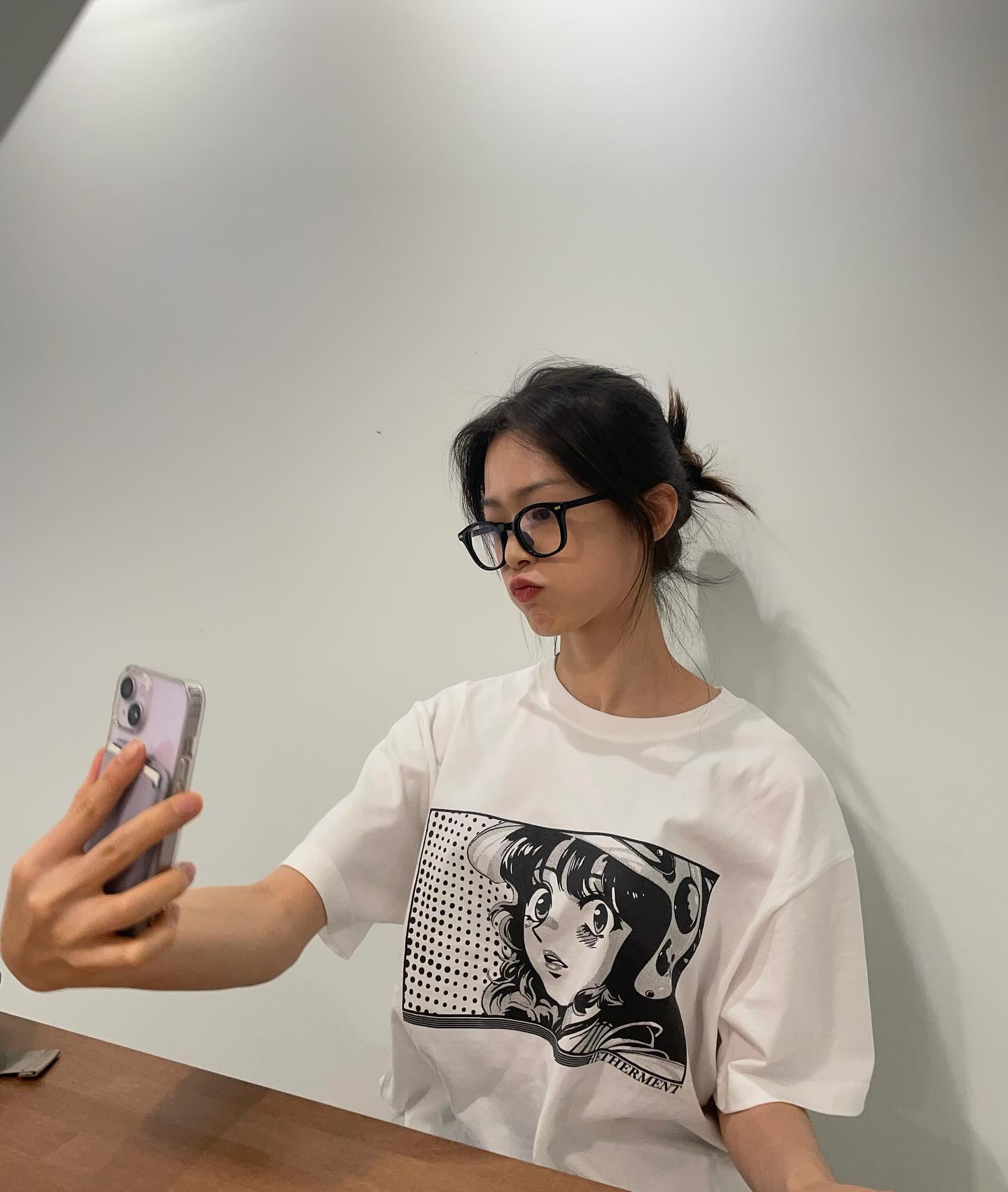 쉬운 꾸안꾸템🤓❤️셀럽 안경 코디 이미지4
