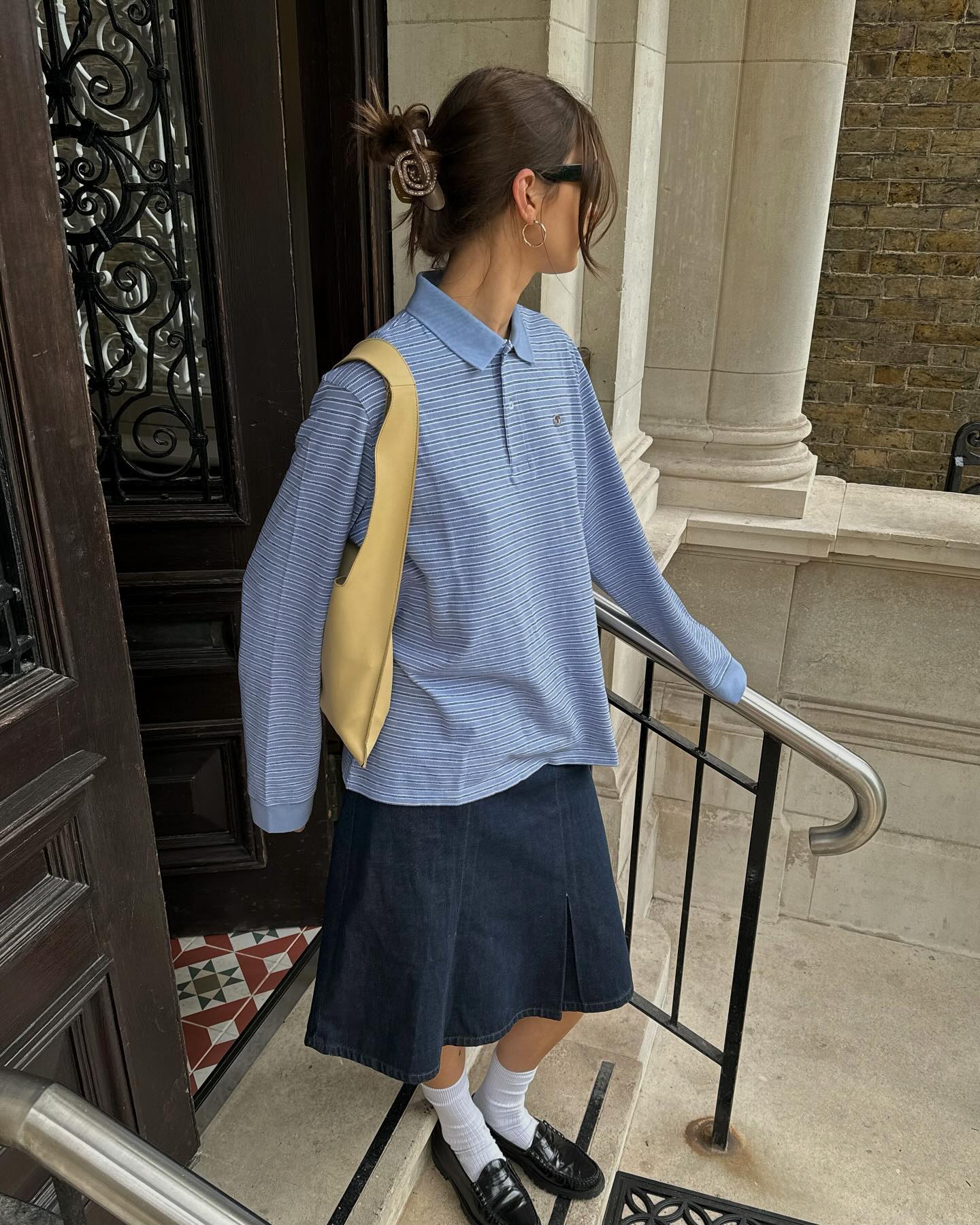 가을 블랙 로퍼와 좋은 흰양말👞🤍 이미지6