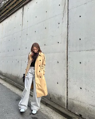 트렌치 코트의 계절🧥🍁
쌀쌀한 날씨가 기다려지는 가을 패션🌰@참고해 이미지