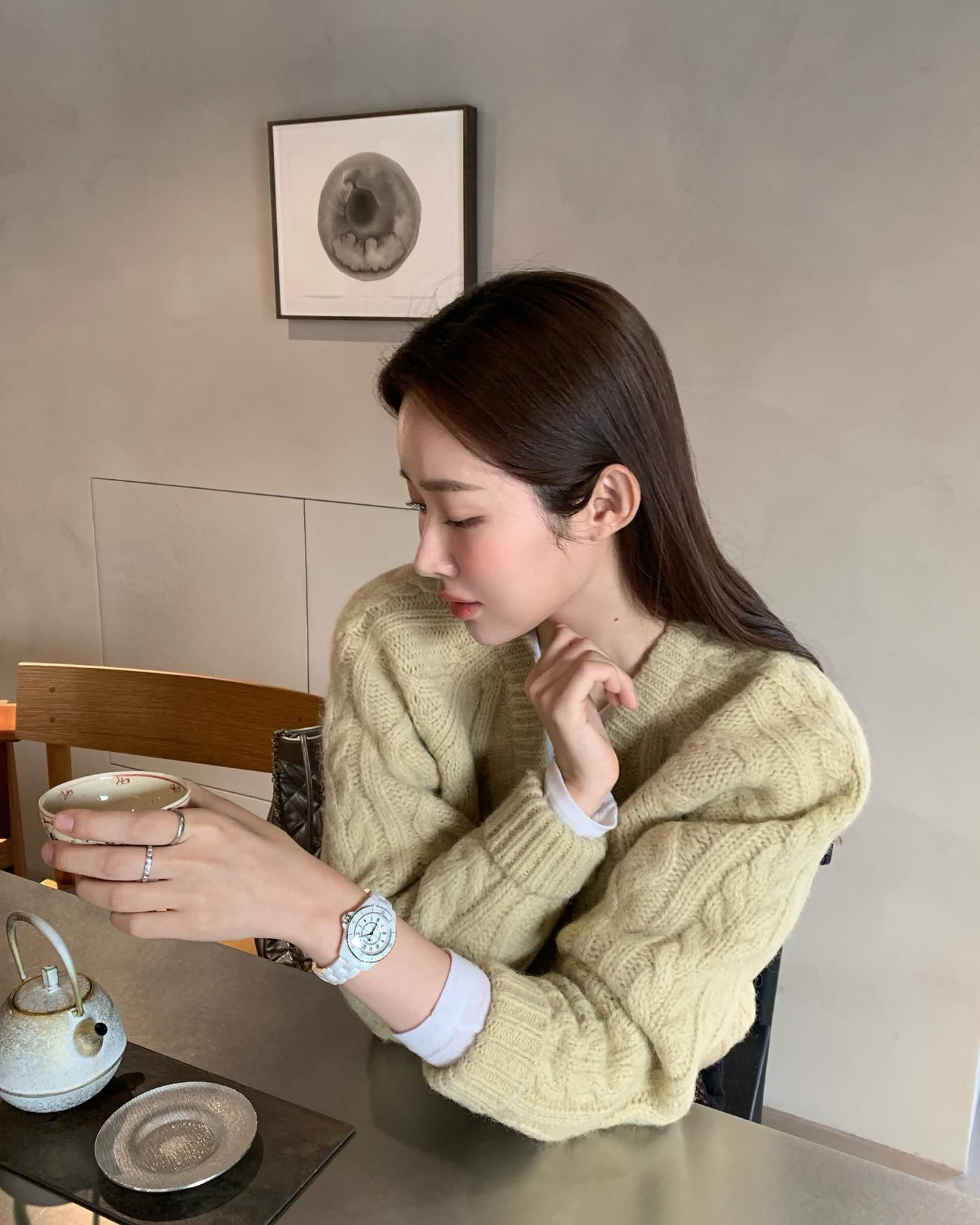 클래식과 캐주얼을 넘나드는⌚️샤넬 J12 코디🤍🖤
 이미지2