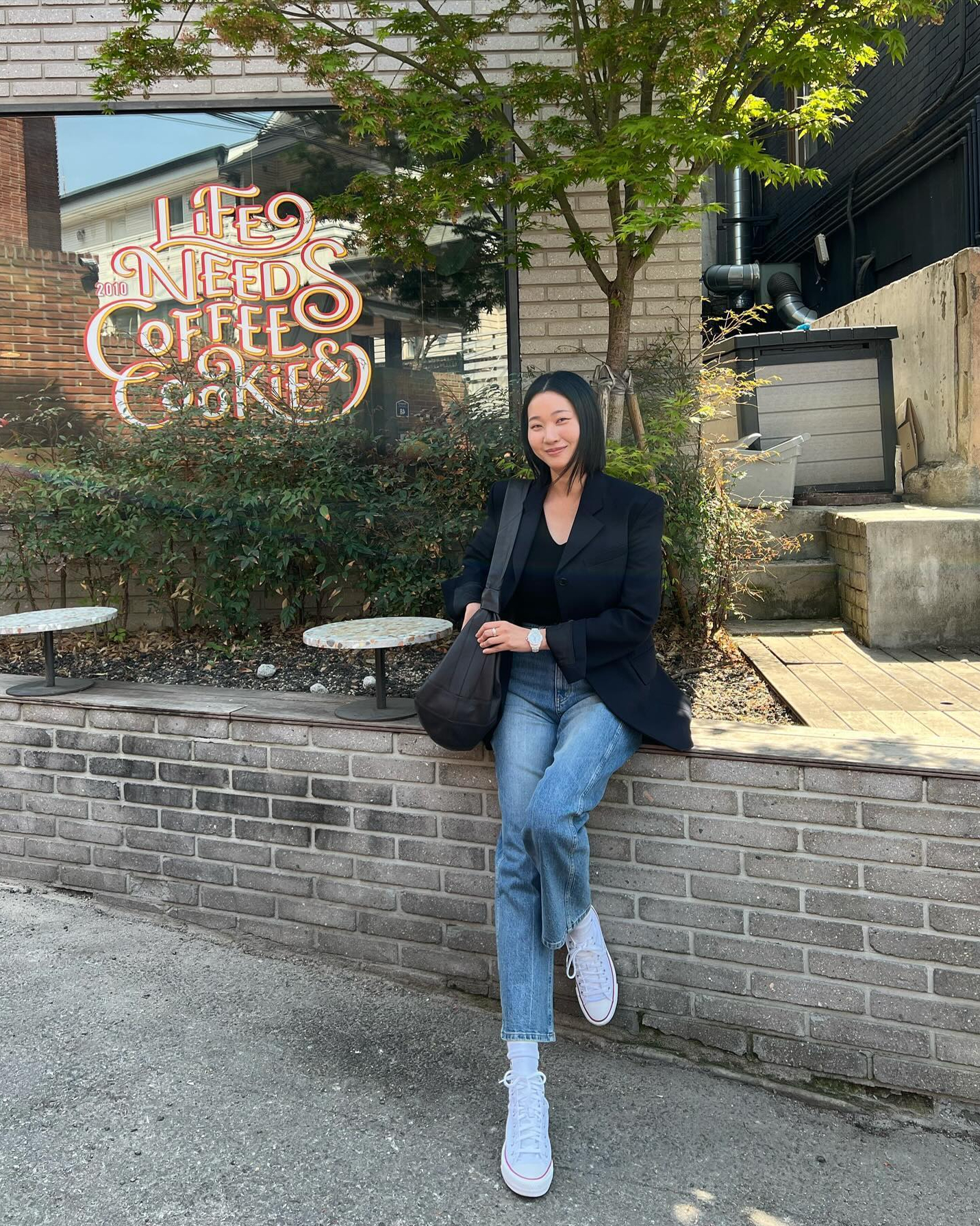 클래식과 캐주얼을 넘나드는⌚️샤넬 J12 코디🤍🖤
 이미지3