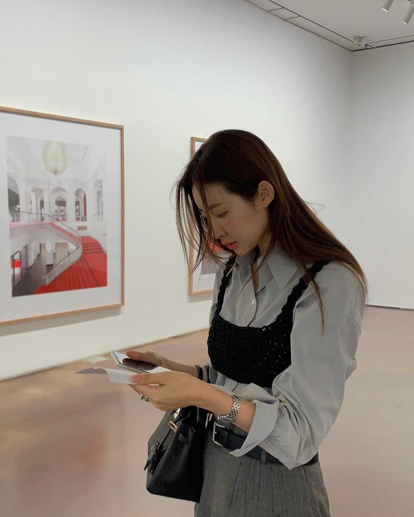 셔츠+슬랙스로 출근룩 해결👔 이미지7