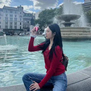 가을을 물들일🍁❤️레드 스타일링 이미지