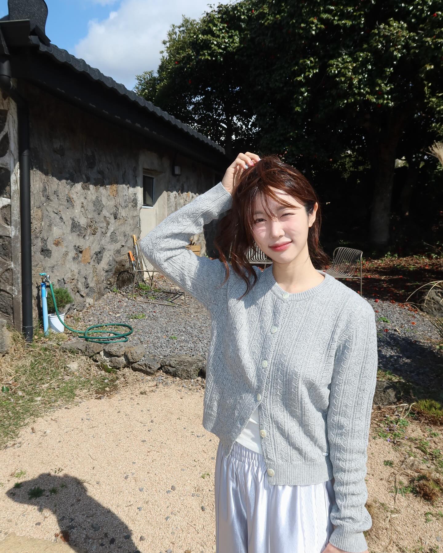 가디건 단독으로 입기 좋은 날씨❤️ 이미지