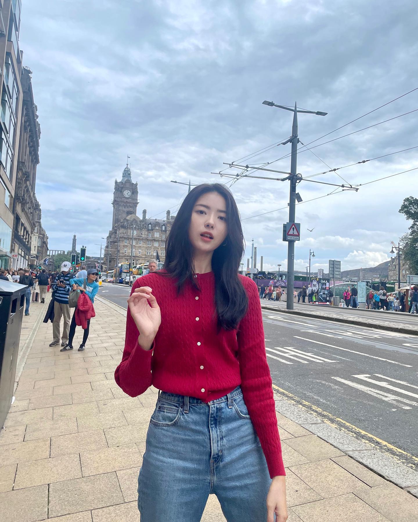 가디건 단독으로 입기 좋은 날씨❤️ 이미지
