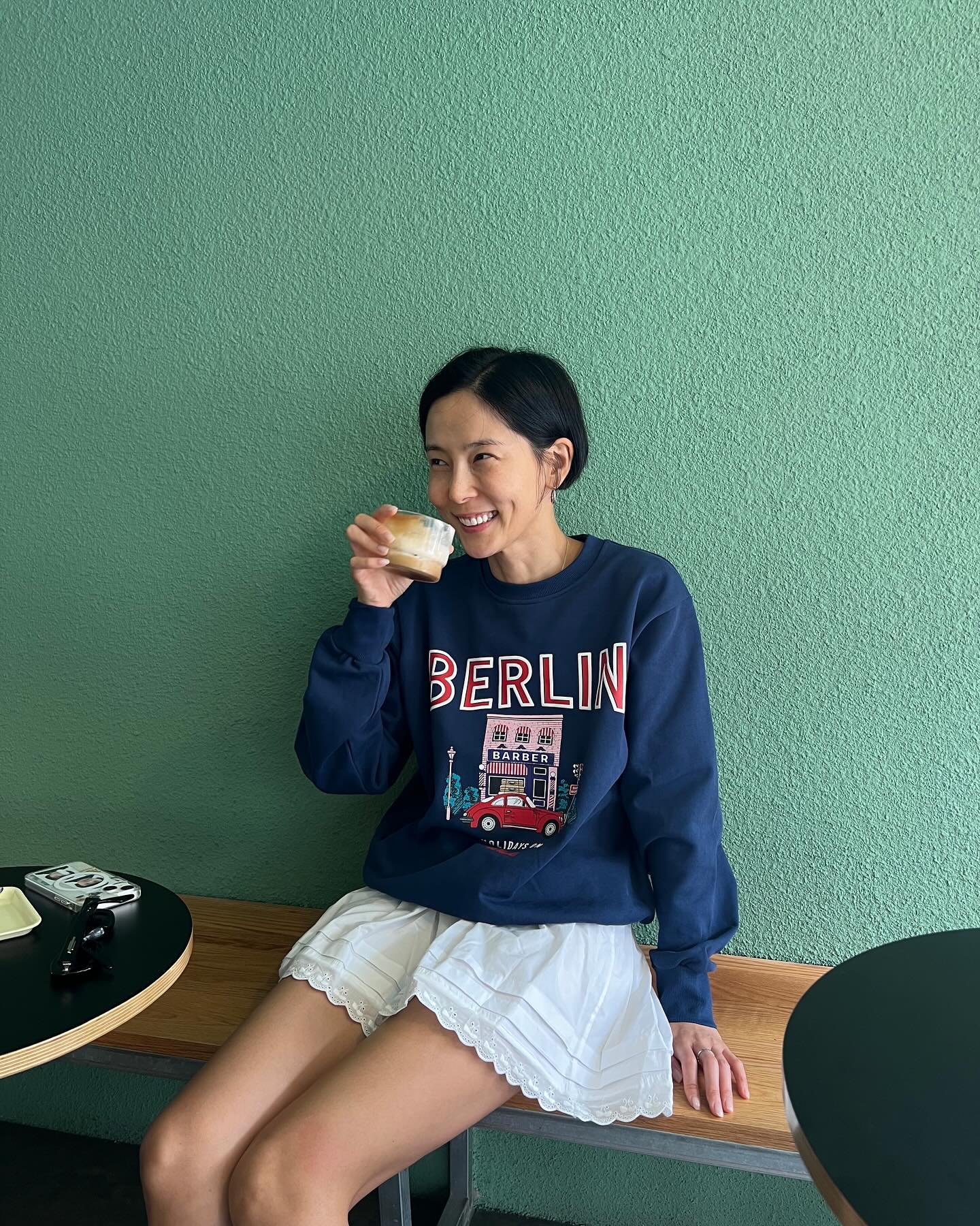 편하고 예쁘게💙맨투맨&스커트 이미지
