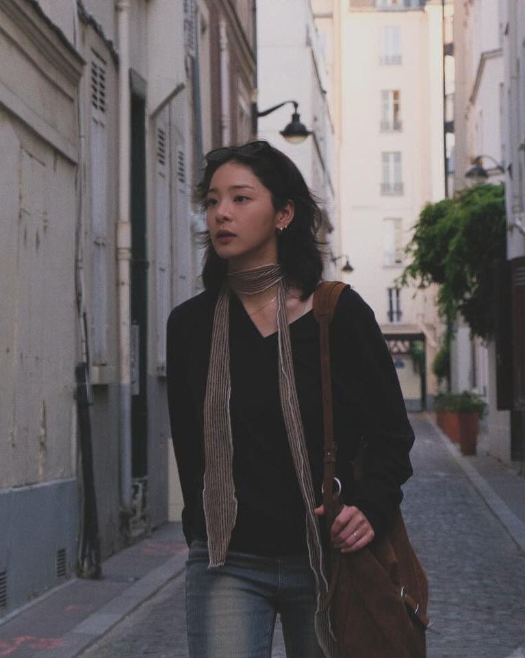 가을엔 역시 스카프🧣🍂 이미지"