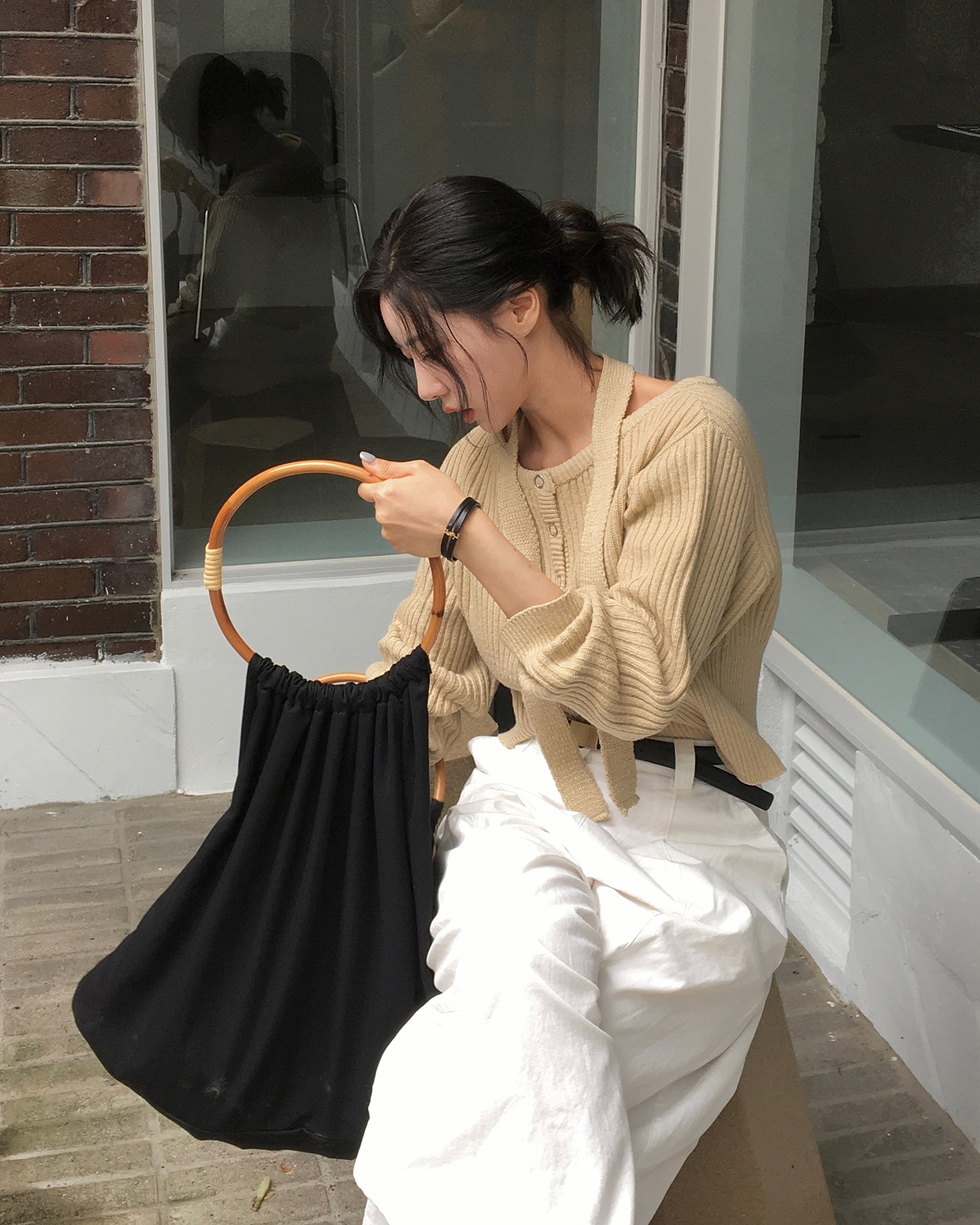 어떤 룩이든 만능🤍화이트팬츠🫧 이미지7
