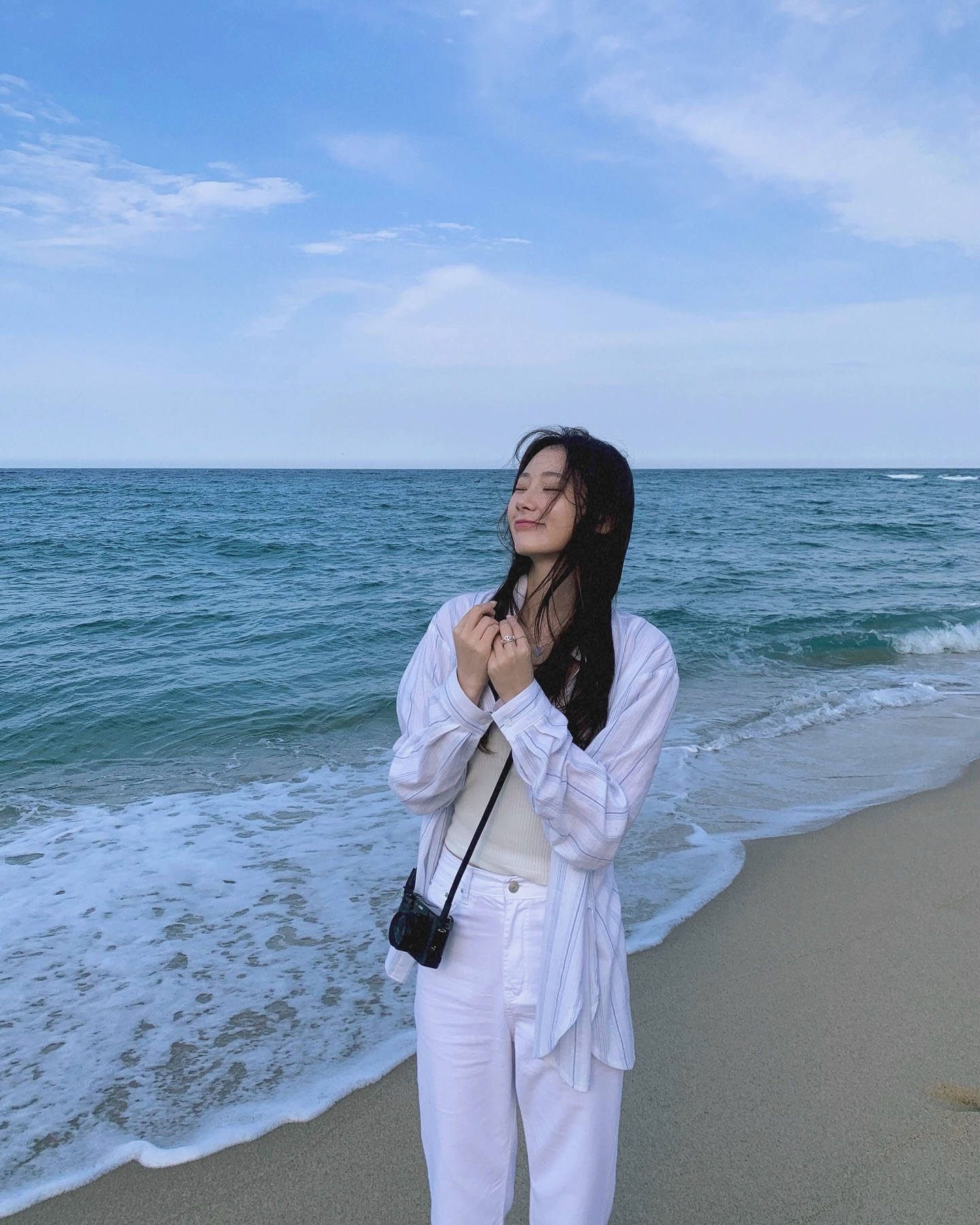 어떤 룩이든 만능🤍화이트팬츠🫧 이미지3