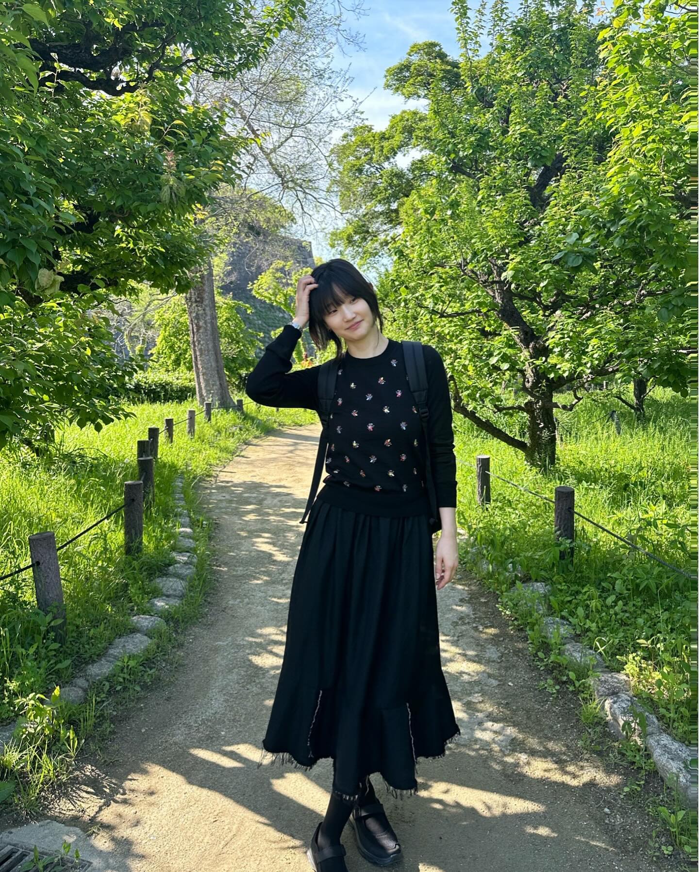 박소담이 블랙스커트 입는법🖤 이미지7