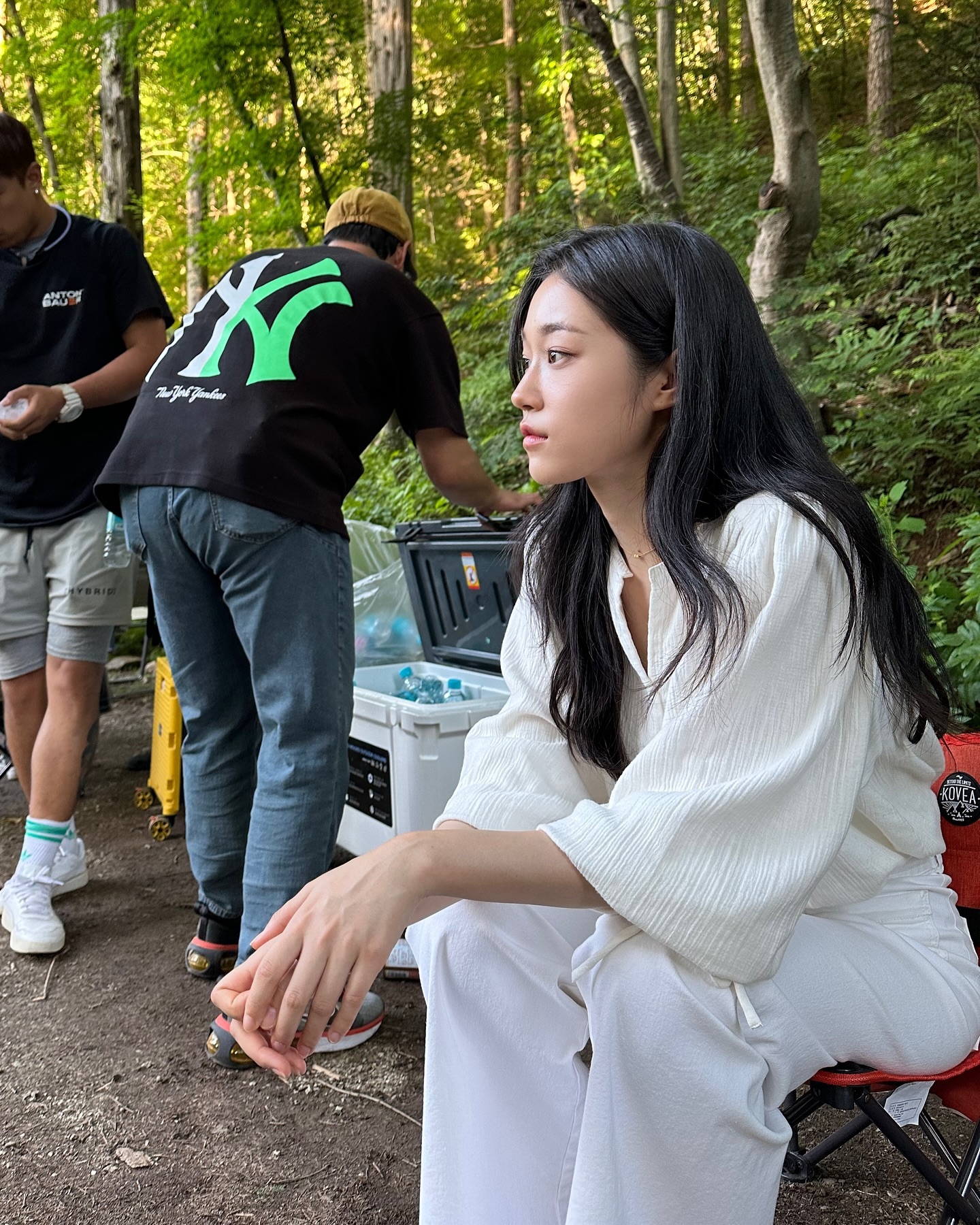 어떤 룩이든 만능🤍화이트팬츠🫧 이미지2