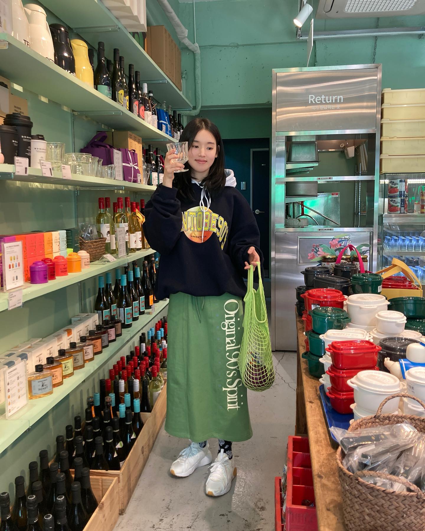 편하고 예쁘게💙맨투맨&스커트 이미지