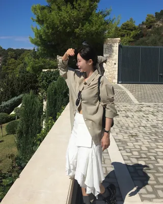 가을 꿀조합 코디🍯셔츠+스커트 이미지