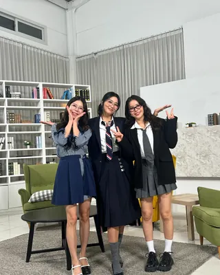 가을 꿀조합 코디🍯셔츠+스커트 이미지