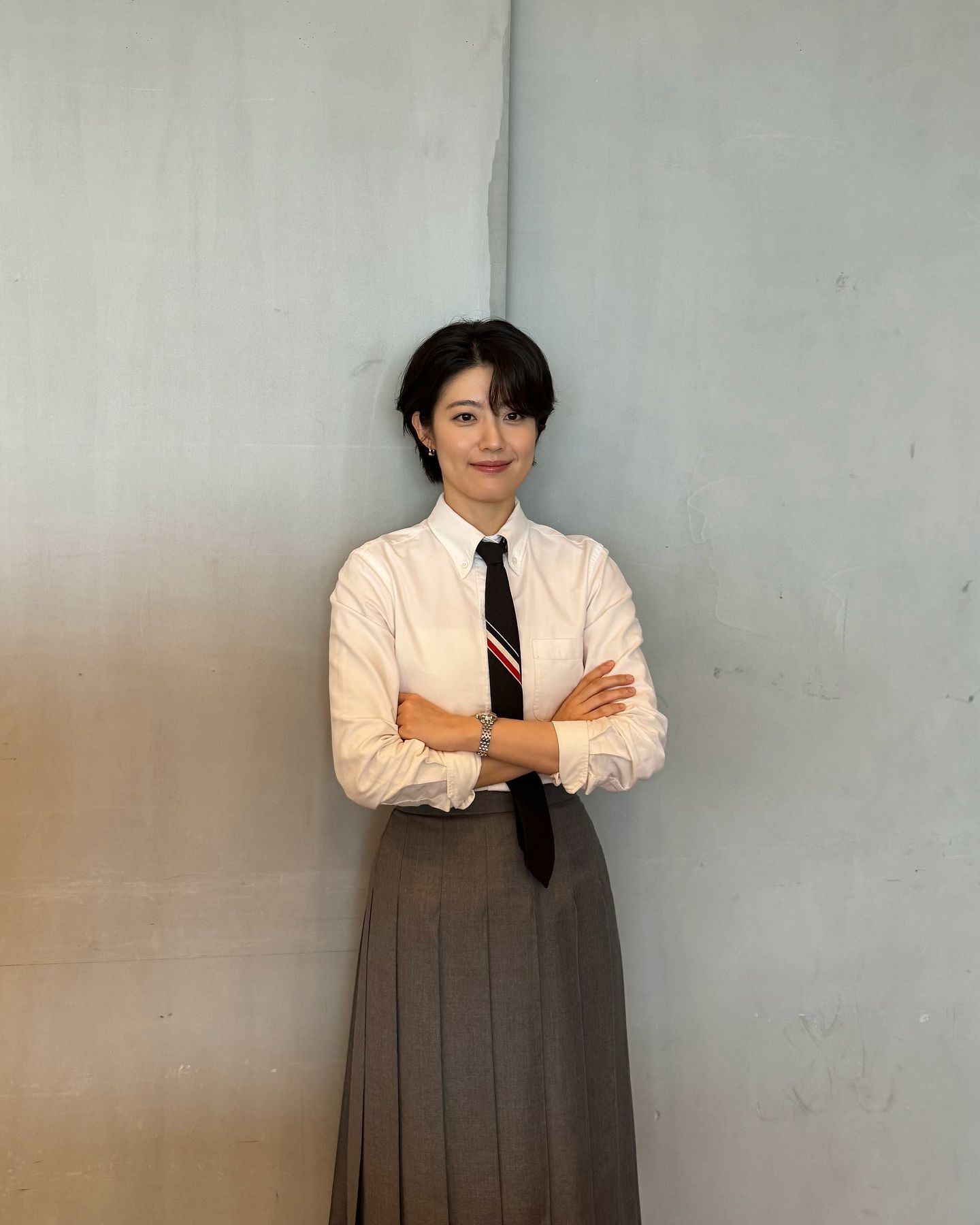 가을 꿀조합 코디🍯셔츠+스커트 이미지6