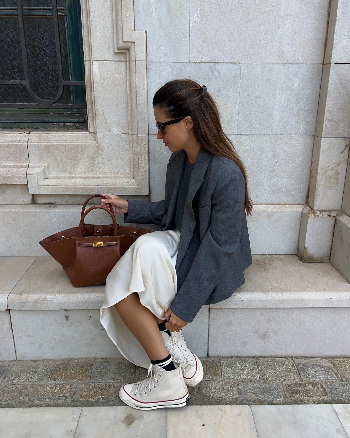 여리여리🪽실크 새틴 롱스커트🤍 이미지3