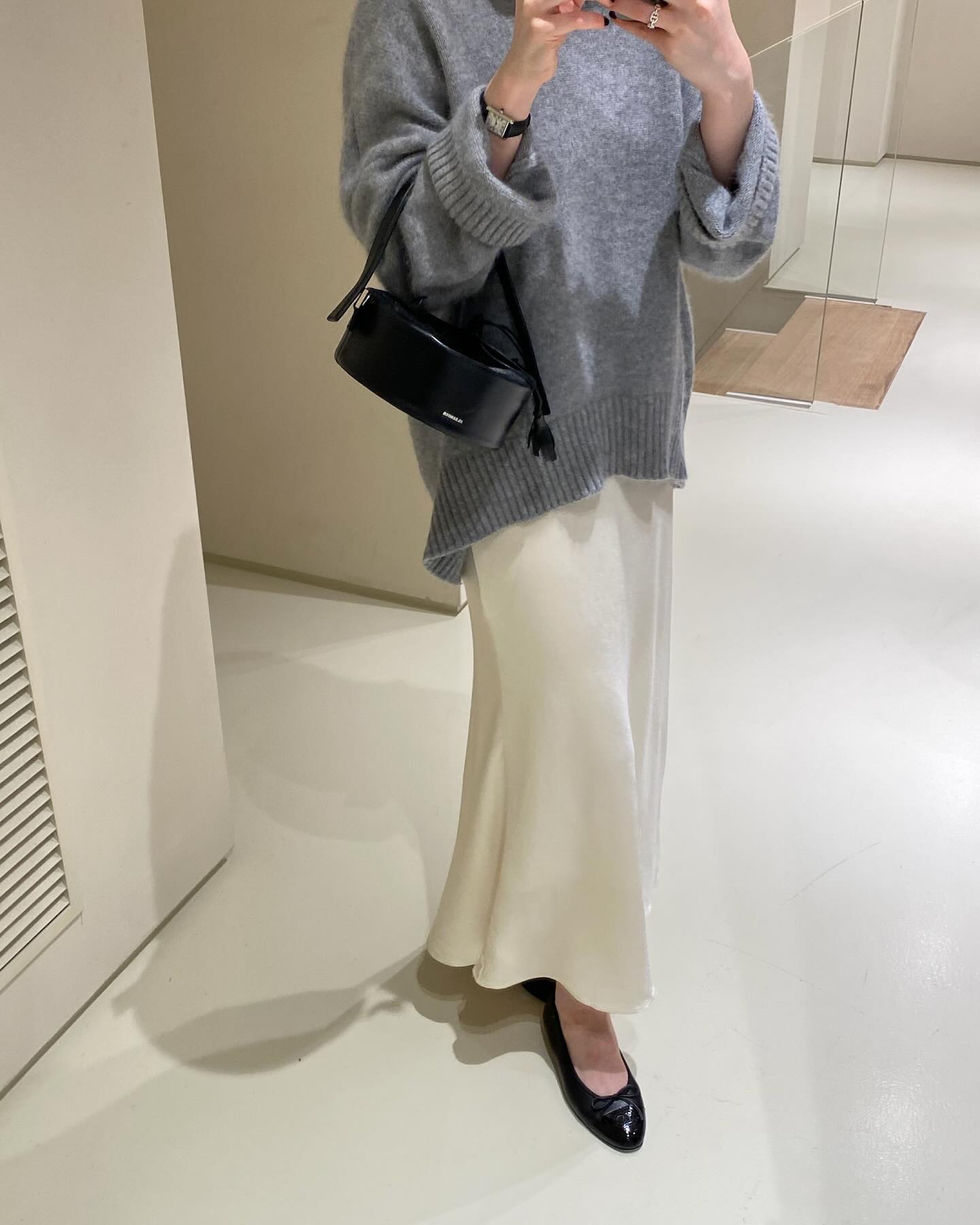 여리여리🪽실크 새틴 롱스커트🤍 이미지6