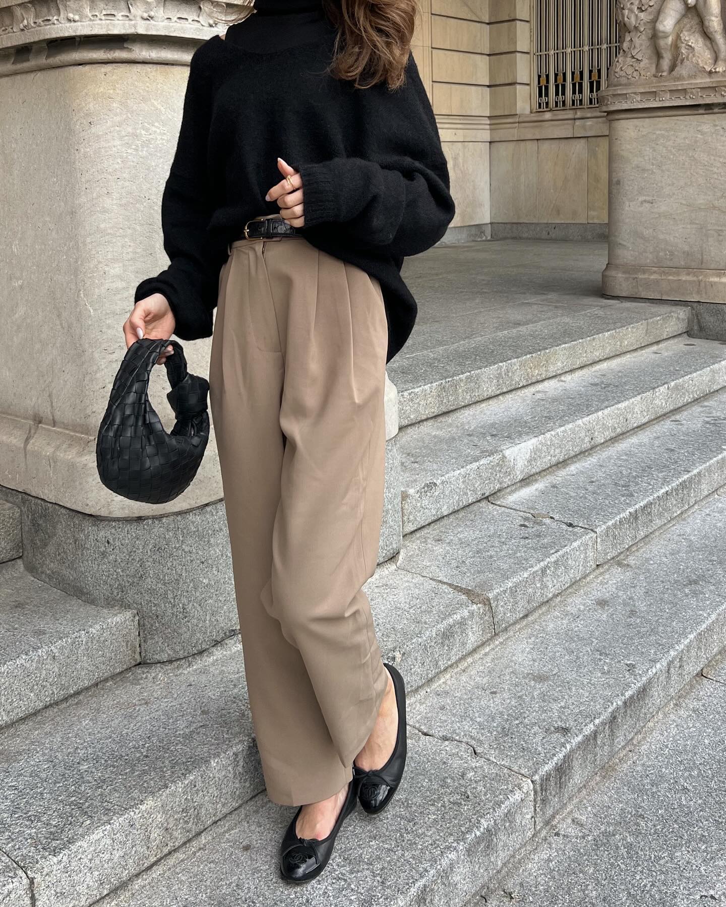 가을엔 베이지팬츠 입어야지🍂 이미지6