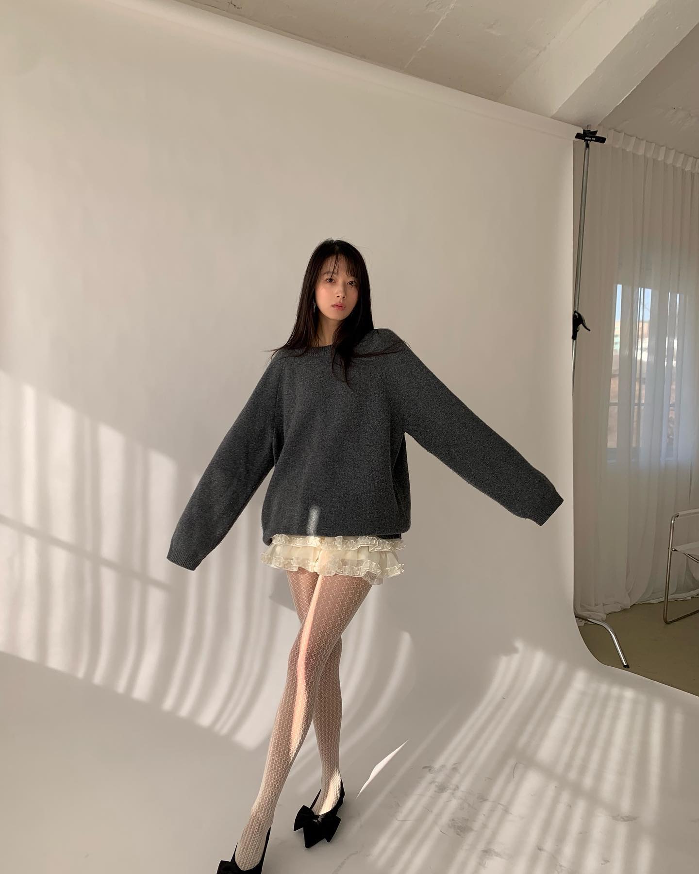 투웨이로 가능한 오버핏 니트🤍
단독 or 레이어드룩으로 활용도🆙 이미지6