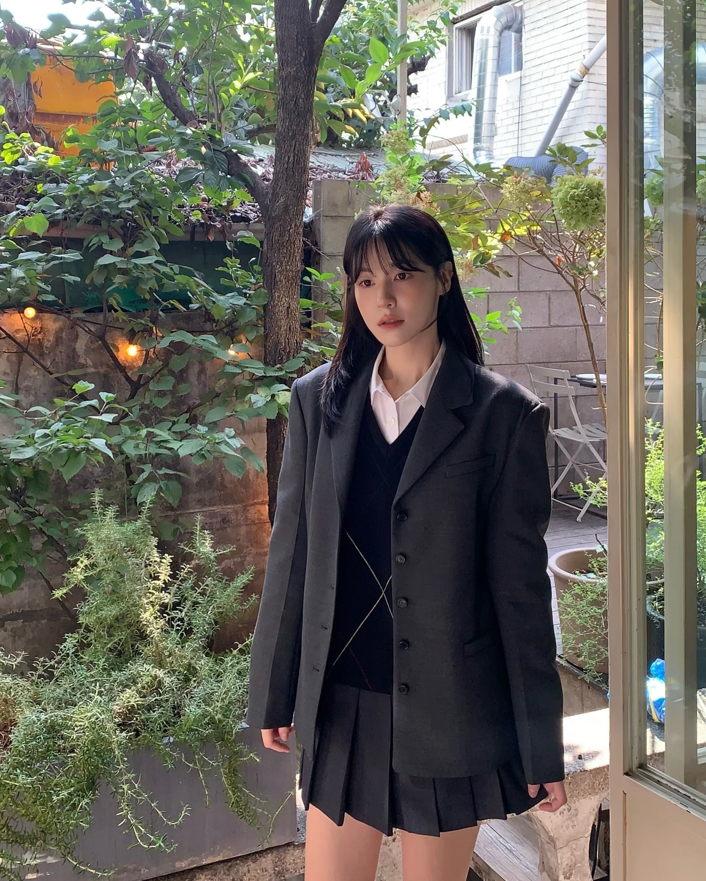 FW 코디 필수 컬러🩶그레이 자켓 이미지4