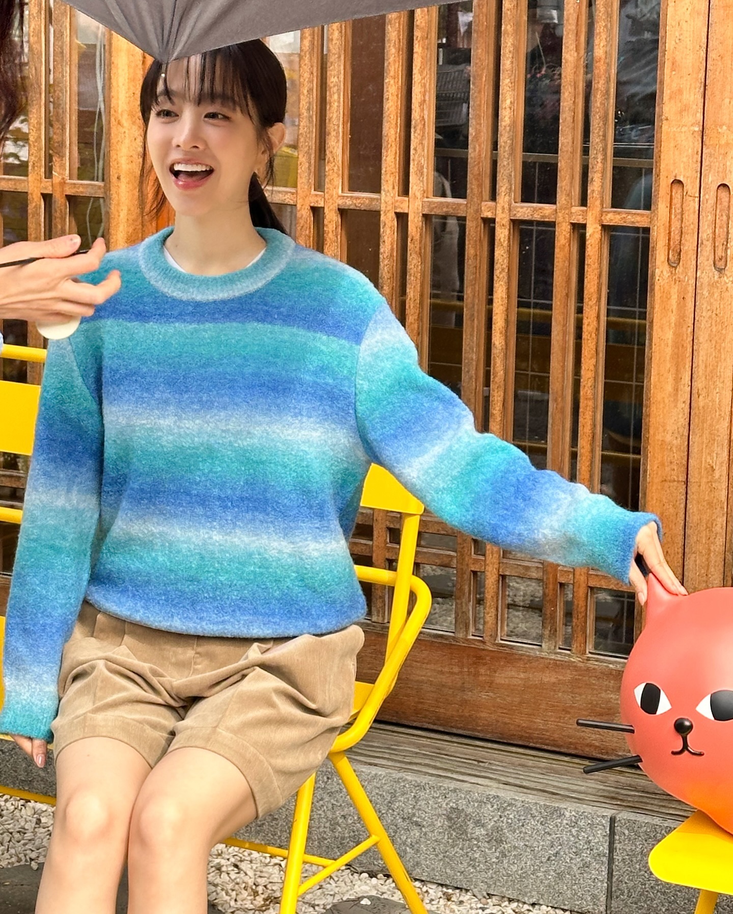 뽀블리💙니트에 버뮤다팬츠 넘귀😊 이미지