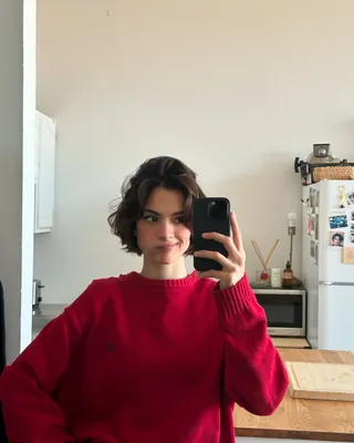 해외 단발좌는 바로 이 언니야❤️모델 제슬리 디마테의 스타일링👩🏻🦱 이미지