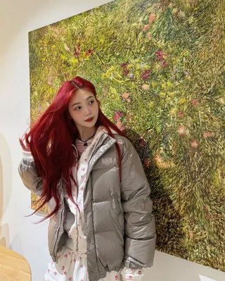 도톰한 조이 패딩룩💚🖤미리 챙겨 이미지