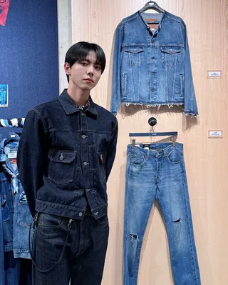 생지데님자켓 좀 치는 주우재🧞♂️ 이미지