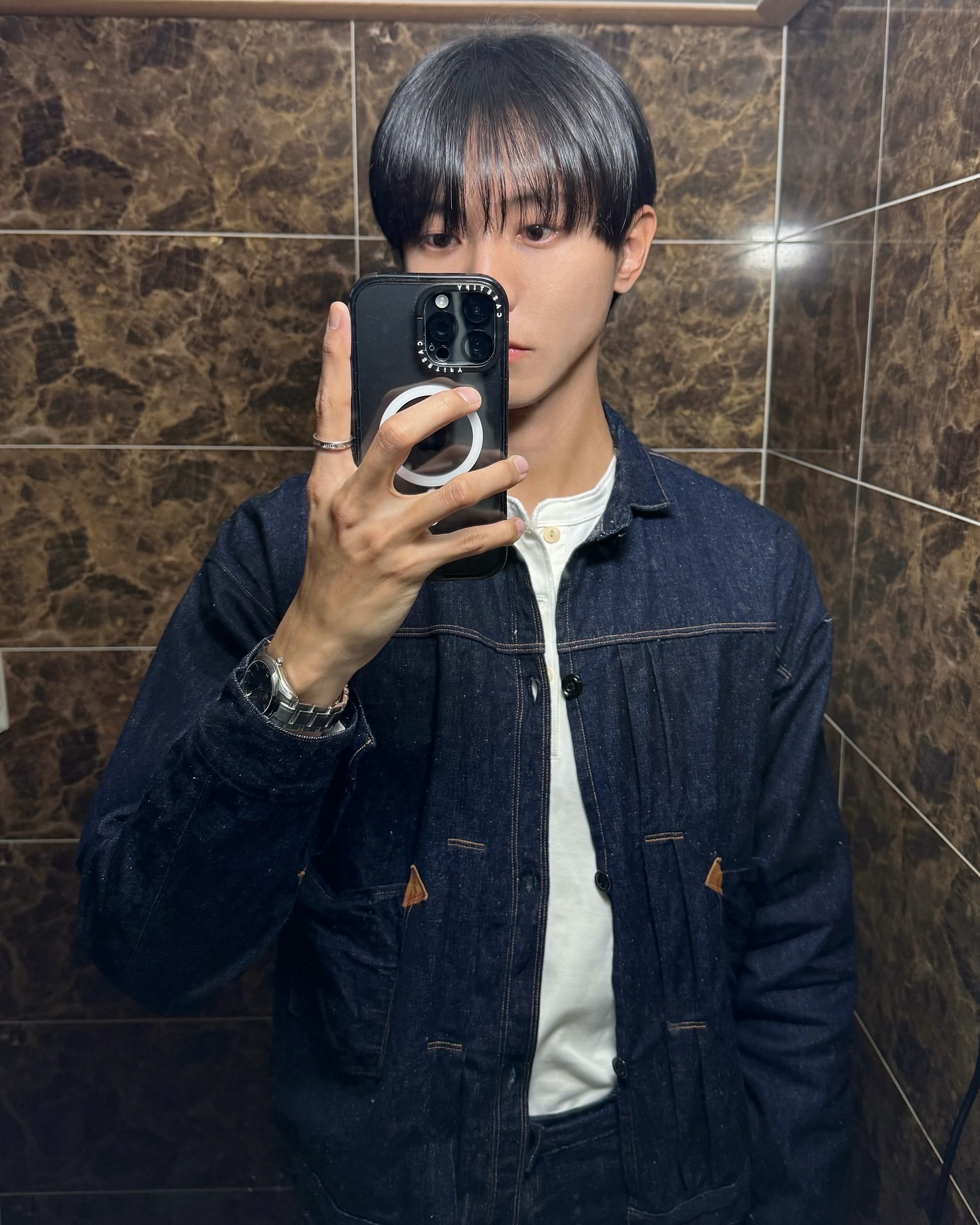 생지데님자켓 좀 치는 주우재🧞‍♂️ 이미지5
