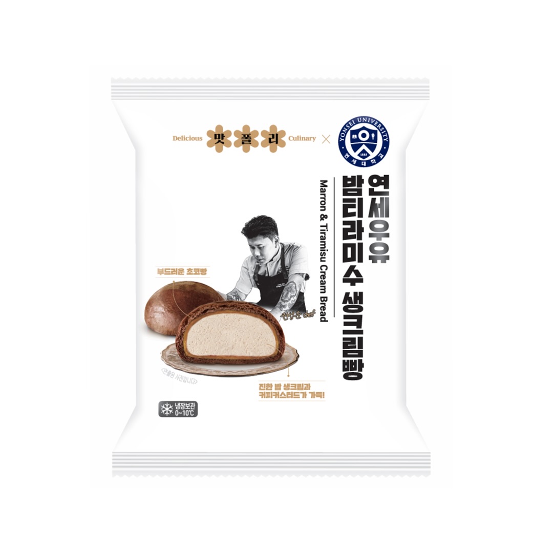 이번에는 밤티라미수빵이다🌰👨🏻‍🍳

CU가 밤 티라미수 컵에 이어 밤 티라미수 연세우유 크림빵을 출시합니다. 이번에도 넷플릭스 ‘흑백요리사’ 나폴리 맛피아 권성준 셰프와 협업한 상품으로 진한 밤 생크림과 커피 커스터드가 가득하고, 부드러운 초코빵이 포인트라고 하는데요. 가격은 3,400원으로 오는 30일 출시될 예정입니다. 이미지