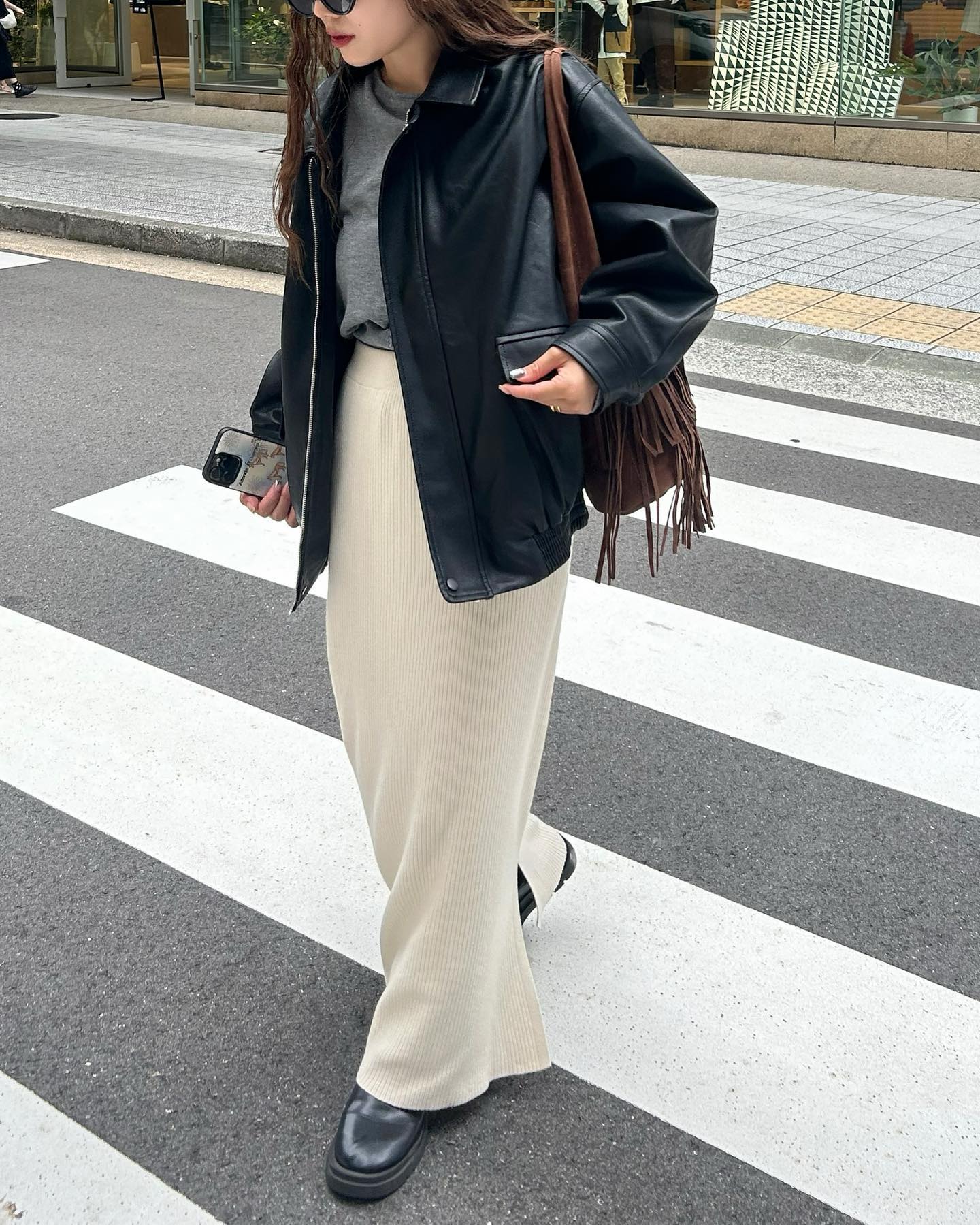 요즘 날씨엔 따뜻한 니트 스커트🤍 이미지2