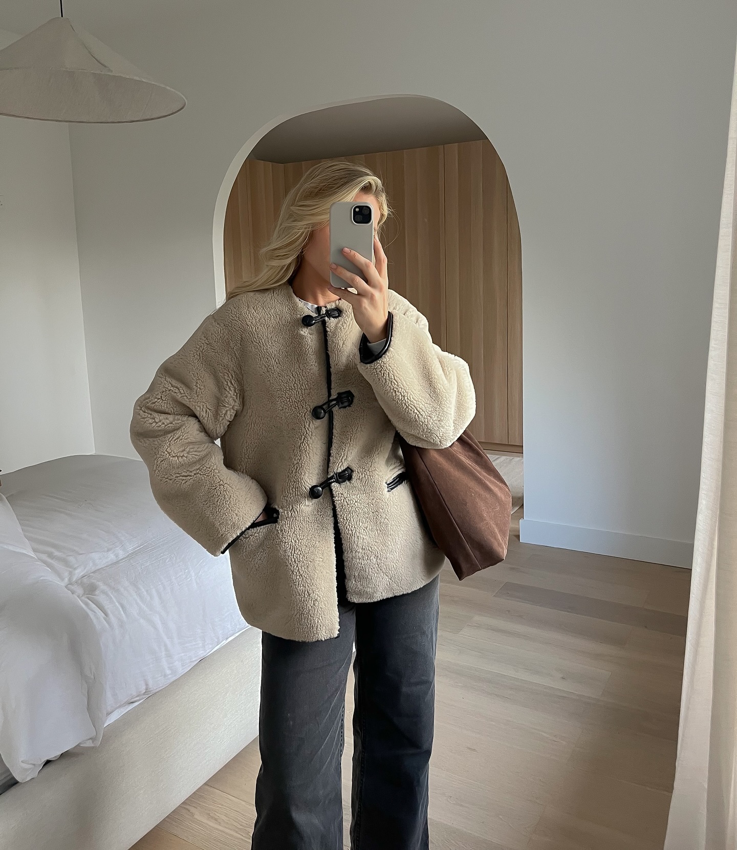 지금 입기 좋은 시어링 자켓🐑🤍 이미지4