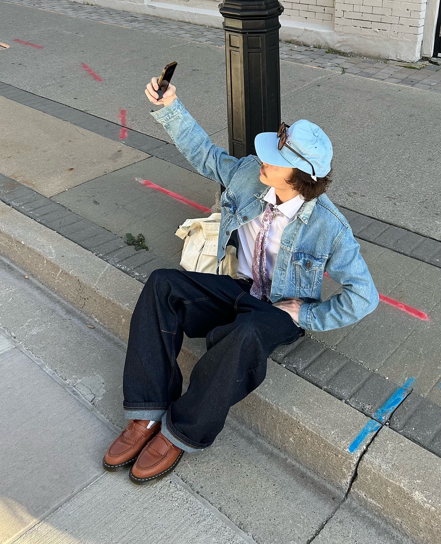 청자켓 안에 야무지게 껴입기🥶 이미지