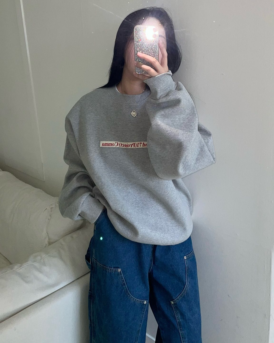 어디든 잘 어울려🩶그레이맨투맨 이미지2