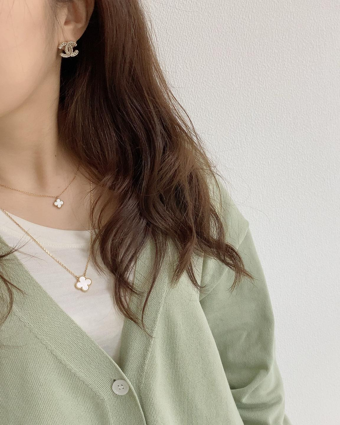 깔끔한 포인트 반클리프 목걸이♣️✨ 이미지2