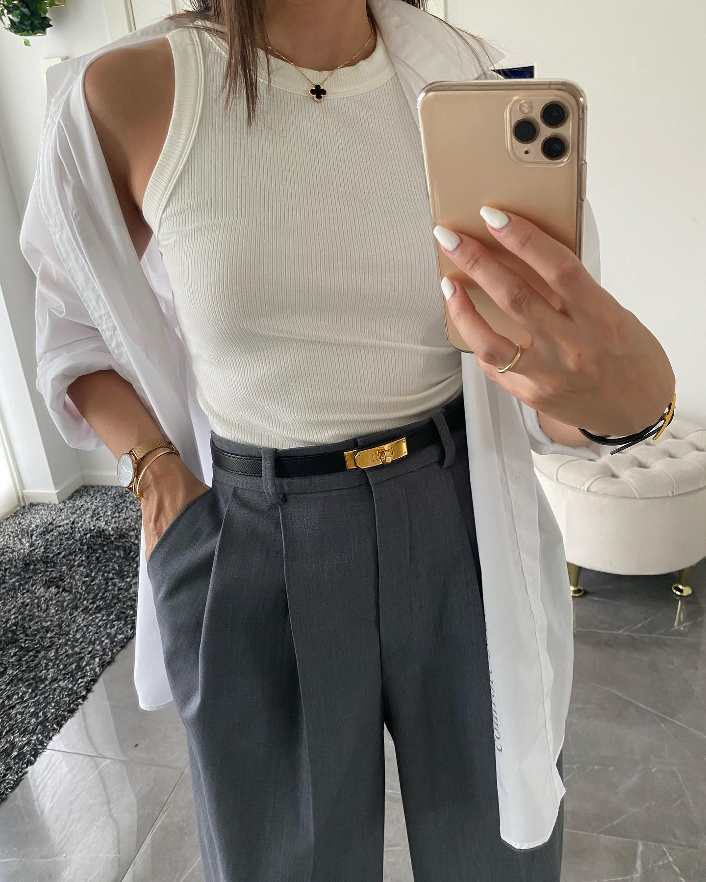 깔끔한 포인트 반클리프 목걸이♣️✨ 이미지9