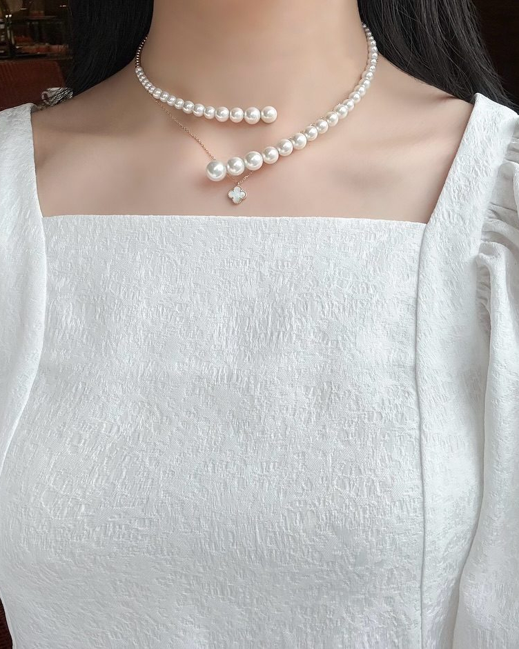 깔끔한 포인트 반클리프 목걸이♣️✨ 이미지