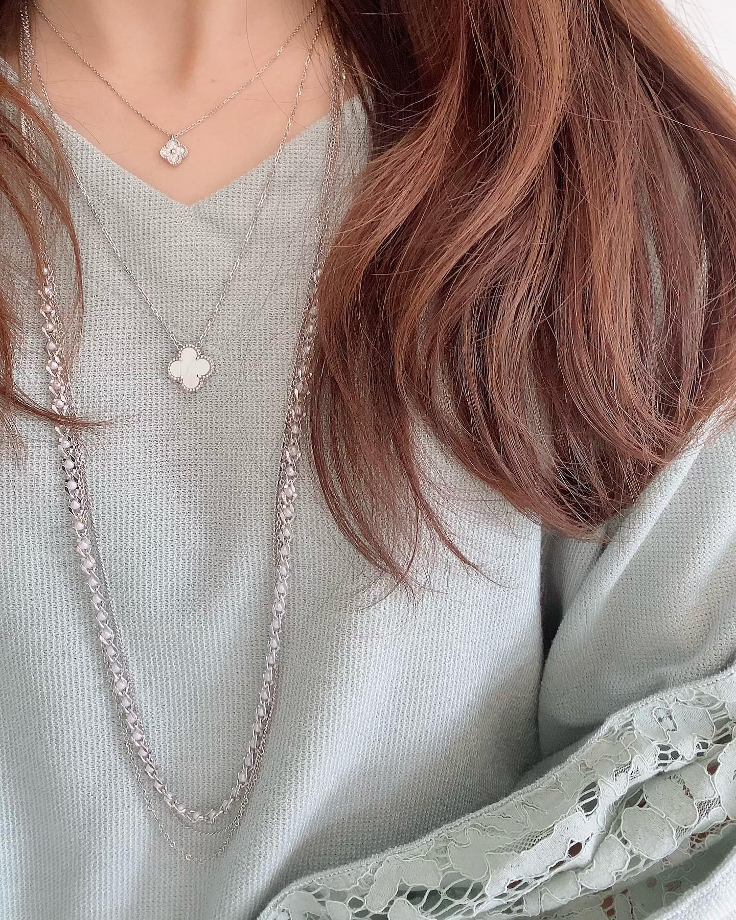 깔끔한 포인트 반클리프 목걸이♣️✨ 이미지8