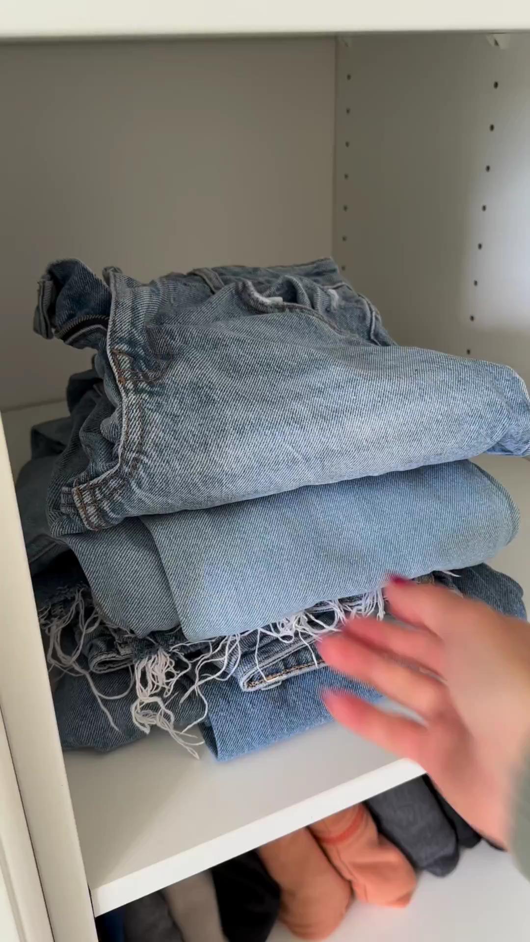 청바지는 이렇게 접자@꿀팁👖 이미지