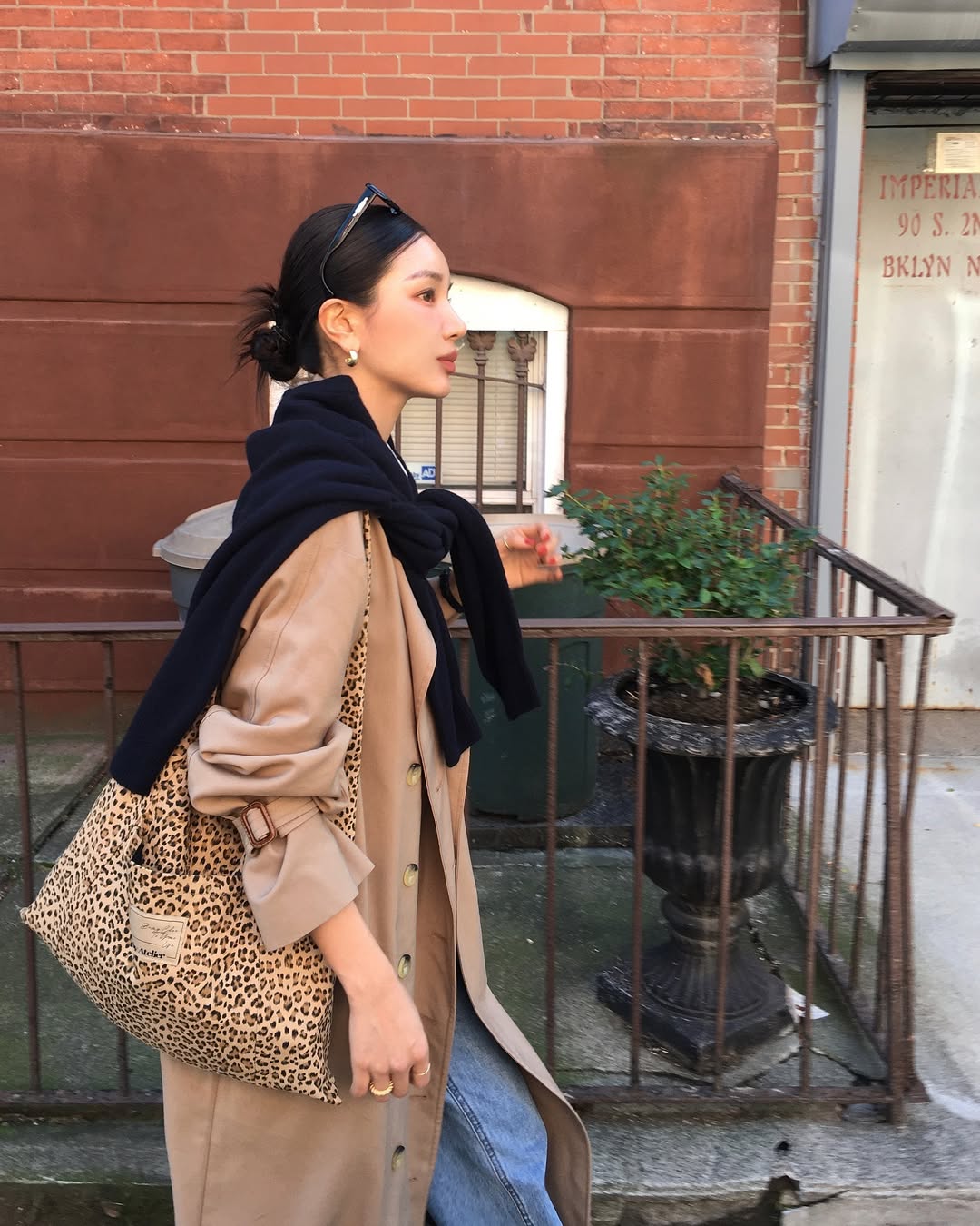 호피무늬 트렌드 도전해보자🐅🐾
부담스럽다면 가방,신발에 포인트로🤎 이미지