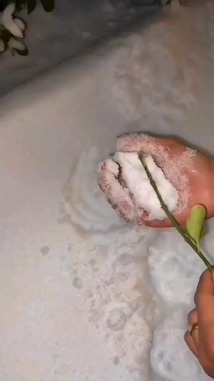 눈 오리 말고 눈 장미 만들자🌹 이미지