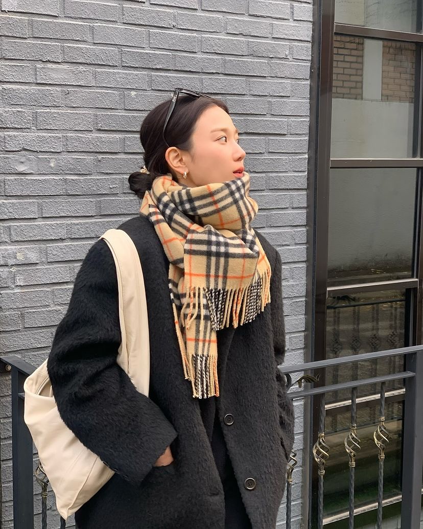 이렇게 코디해봐🇬🇧🧣체크 머플러 이미지7
