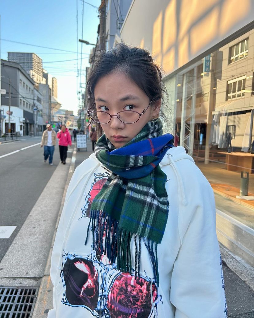 이렇게 코디해봐🇬🇧🧣체크 머플러 이미지2